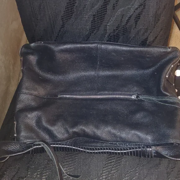 Aimee Kestenberg Black Pebbled Leather Hobo Bag - Picture 4 of 14